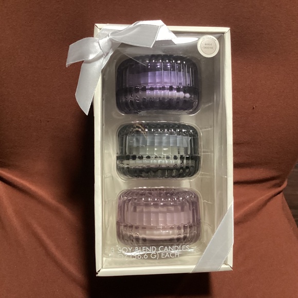 Modern Expressions 3 Piece Soy Blend Glass Candles NEW - Picture 2 of 13